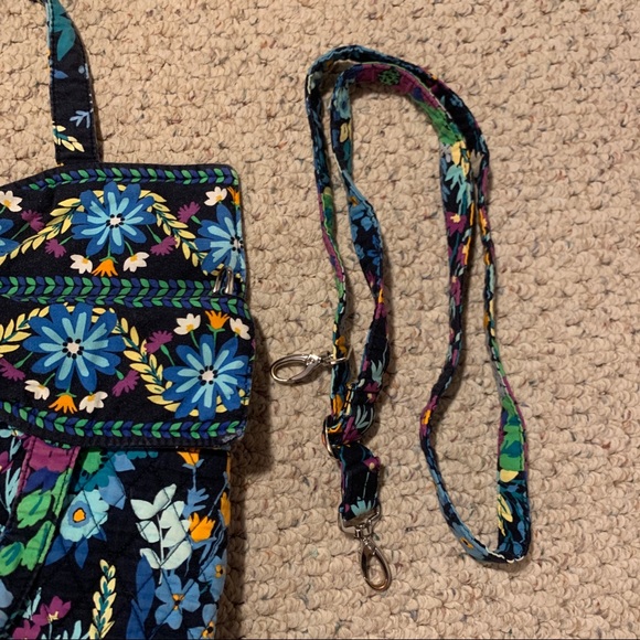 Vera Bradley convertible colorful floral satchel and shoulder handbag purse - Picture 6 of 7